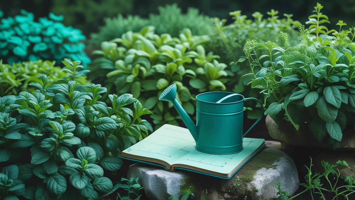 Facebook borítóképet készíts zöldes és türkizes árnyalatban, ami coaching és kertépítés témája közösen.